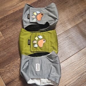3Pack: Reusable Dog Diapers Male Washable Belly Bands